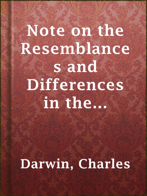 Title details for Note on the Resemblances and Differences in the Structure and the Development of the Brain in Man and Apes by Charles Darwin - Available